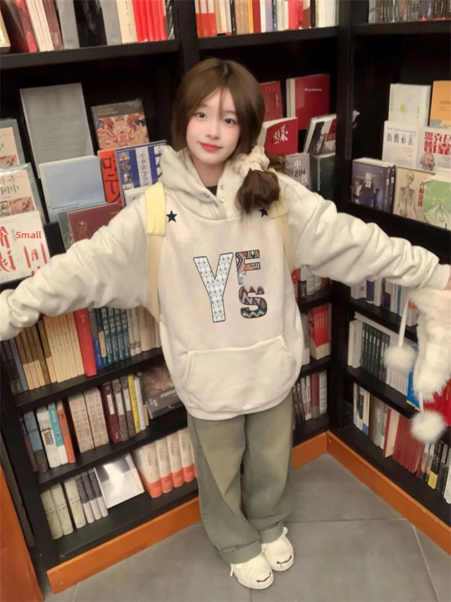 Retro americano hoodie feminino thiened fce outono inverno oversize outerwear topo pequeno design sentido streetwear sle