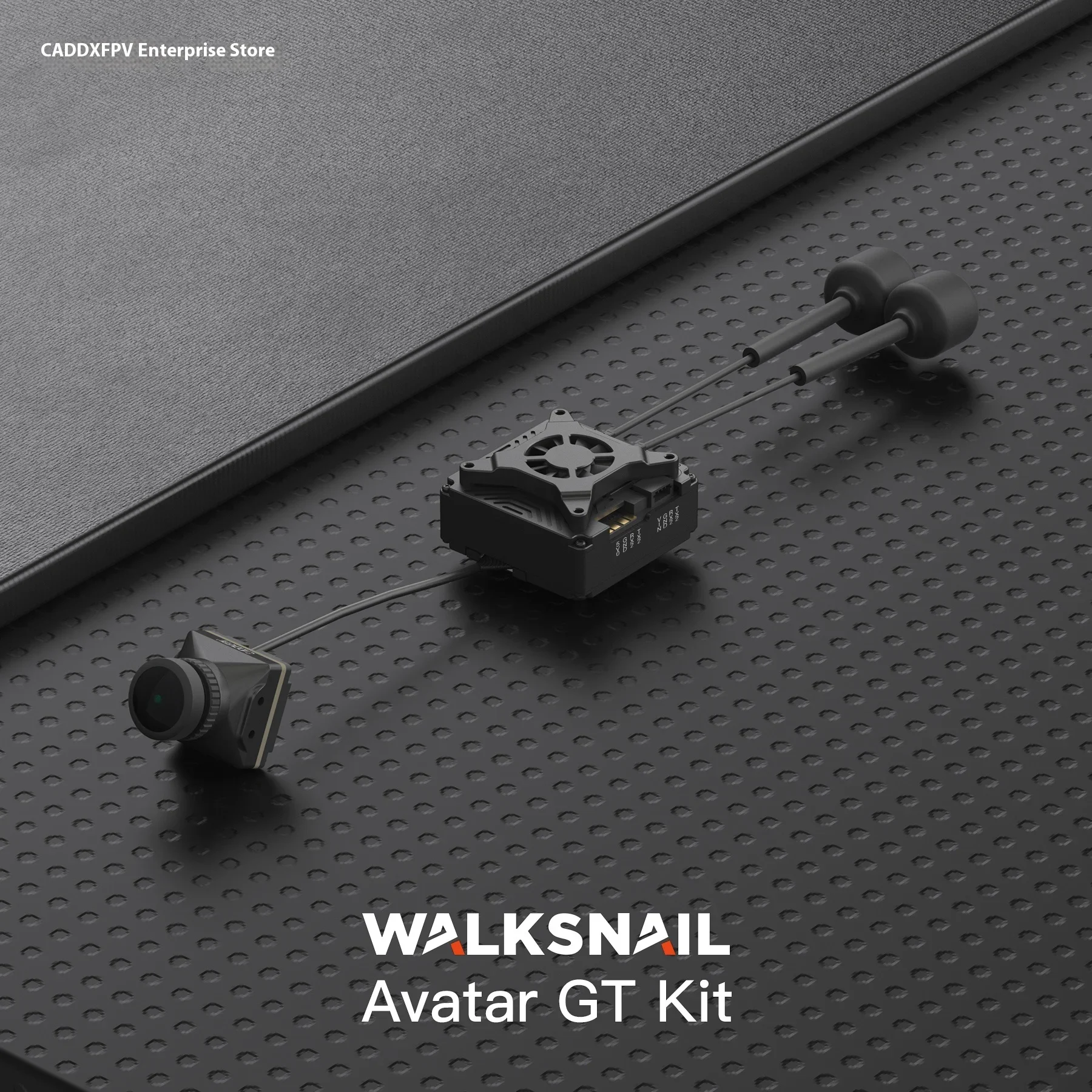 Transmisión de imágenes con FPV fijo de alta potencia de 2W Dr-one con material ABS de transmisión HD de larga distancia