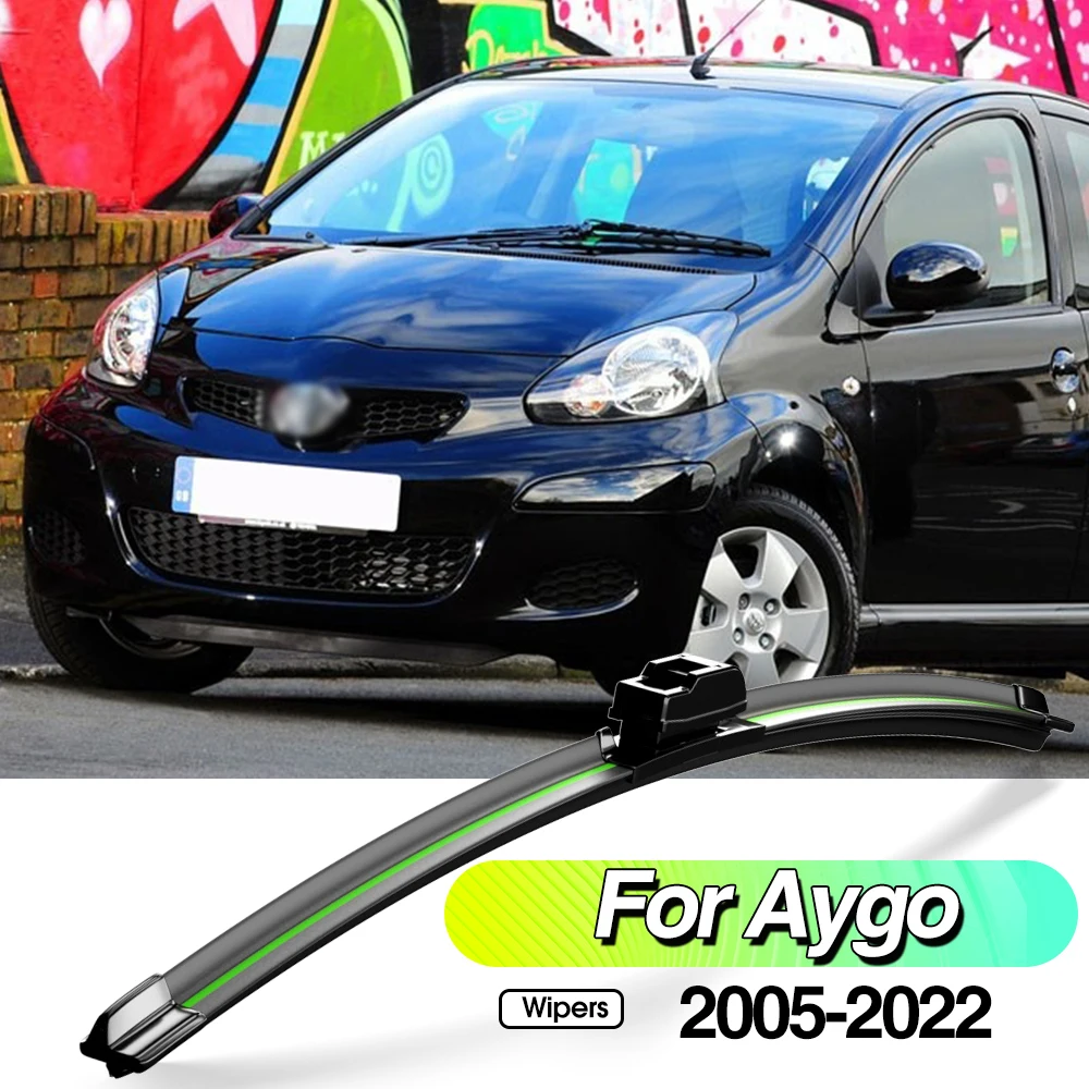 

For Toyota Aygo 2005-2022 1pcs Front Windshield Wiper Blades Windscreen Window Accessories 2006 2008 2010 2014 2018 2019 2020