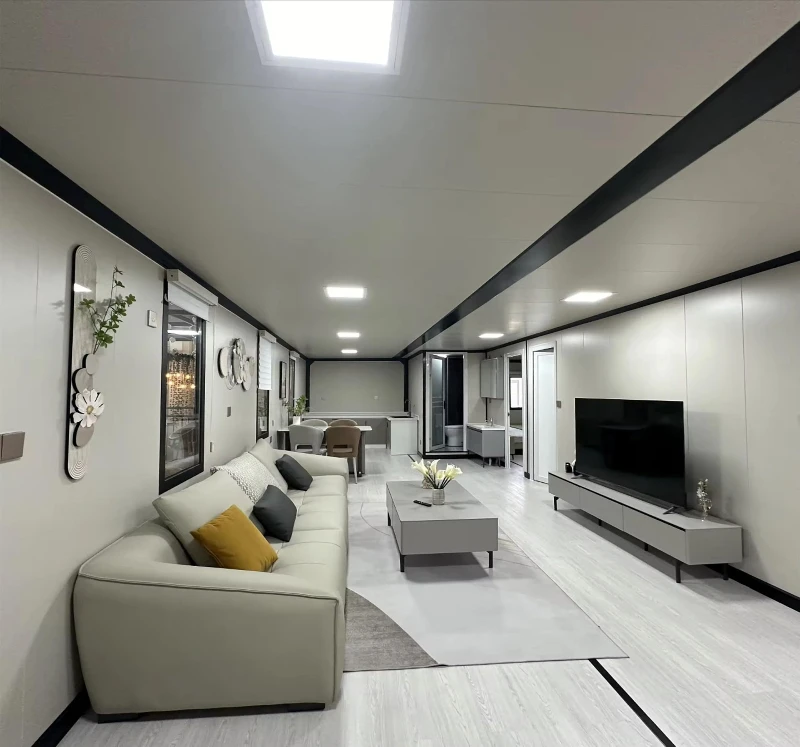 منازل حاوية محمولة 20 قدم 40 قدم منزل حاوية قابل للتوسيع منازل صغيرة 2-5 غرف نوم منزل وحدات متنقلة مع حمام مطبخ