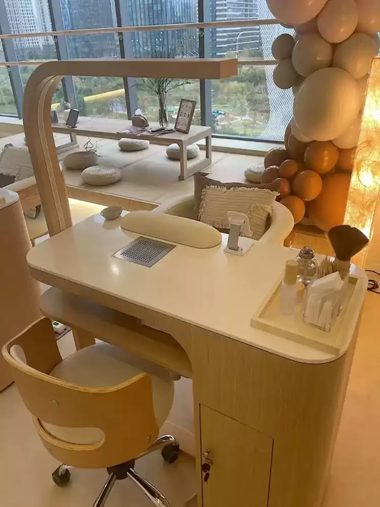 120*40*80  Salon Furniture Modern Ins Nail Table  Nail Table Ins Nail Lamp Manicure Table