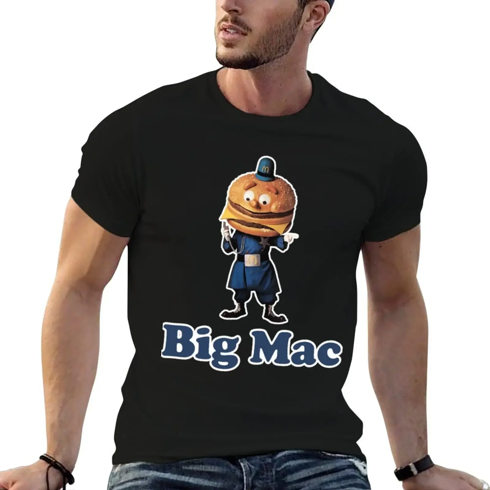 

Officer Big Mac T-Shirt vintage graphic tee sports fans graphic shirts Personalized t-shirt mens big and tall t shirts