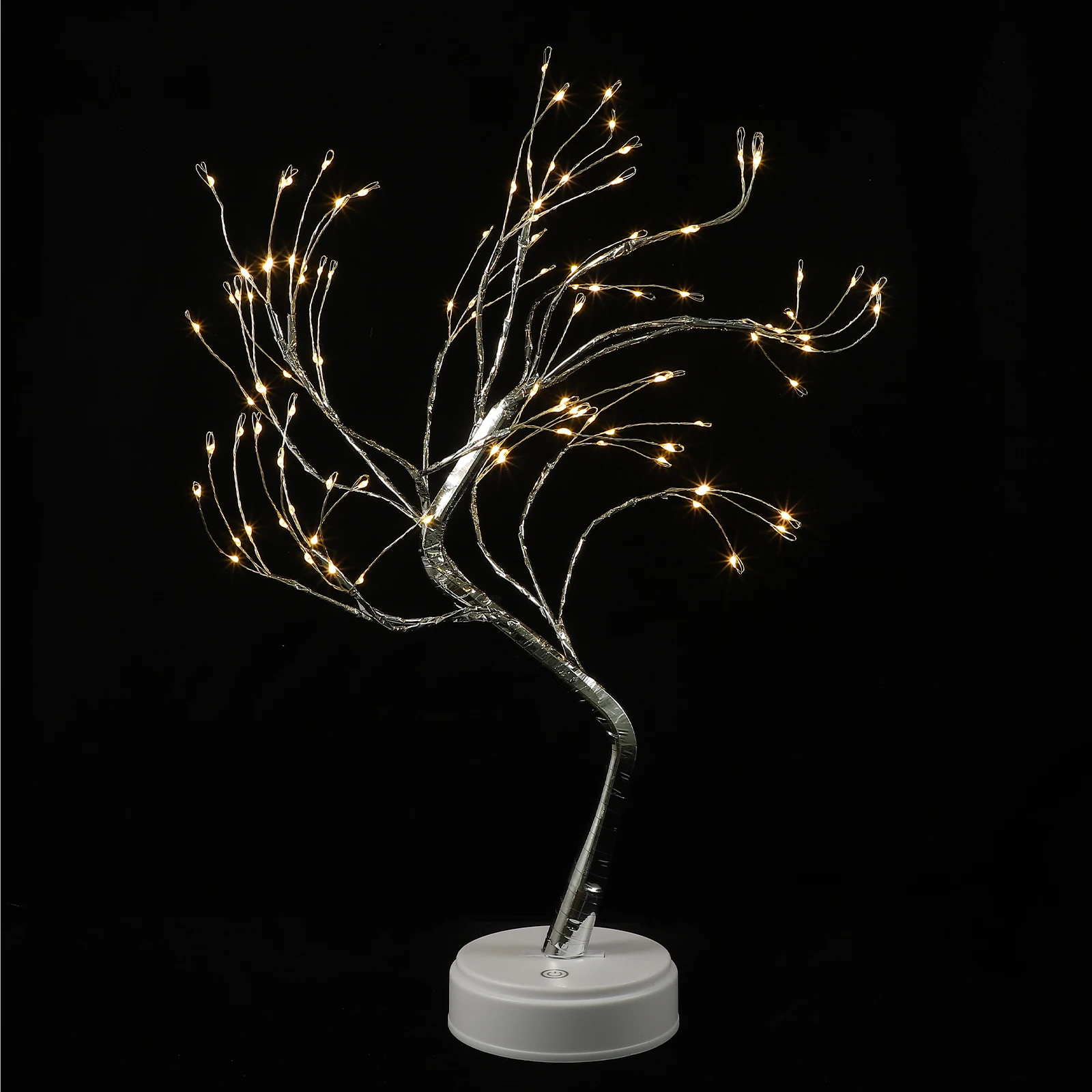 

LED Lights Tree Lamp Copper Branches Aesthetic Flashing Christmas Decorations Artificial Plants Desktop Night Light Low Power