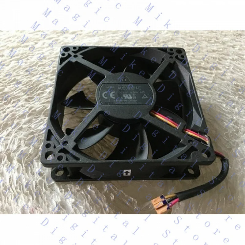 

UU Original for Delta AUB0812H-E DC 12V 0.3A 8CM 80x80x25mm 3 Lines Cooling Fan