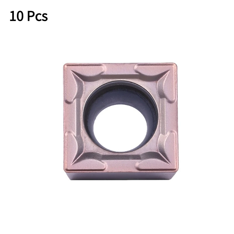 

10 Pcs SCMT09T304/308 CNC Turning Blade, Carbide Coated High Hardness