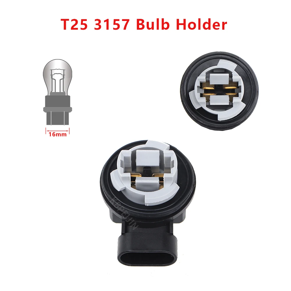 1x For Buick Lesabre Hyundai Elantra T25 3157 Bulb Holder Turn Signal Light Socket Accessories