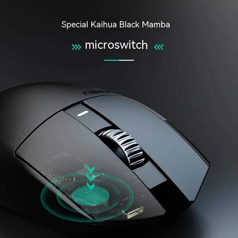 Imagem -03 - Max Mouse sem Fio Tri Mode Paw3950 Sensor Baixa Latência Nearlink Gaming Mouse Liga de Magnésio pc Gamer Acessórios Dareu-a980pro