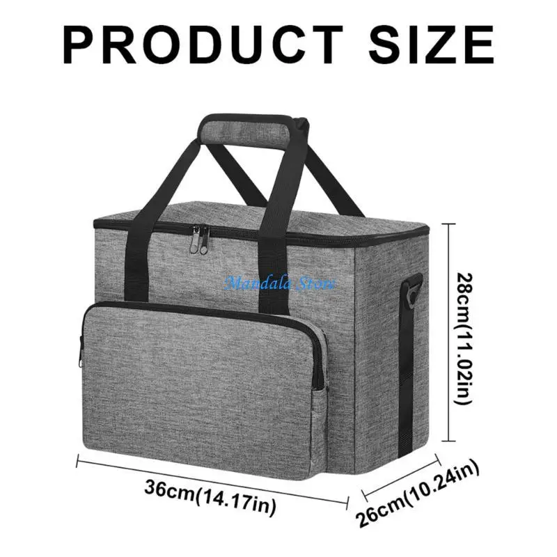 حقيبة تخزين واقية لمحطة الطاقة الخارجية U2JC مع جيب مزدوج بسحاب وتصميم مقاوم للماء لمولد الطاقة الشمسية