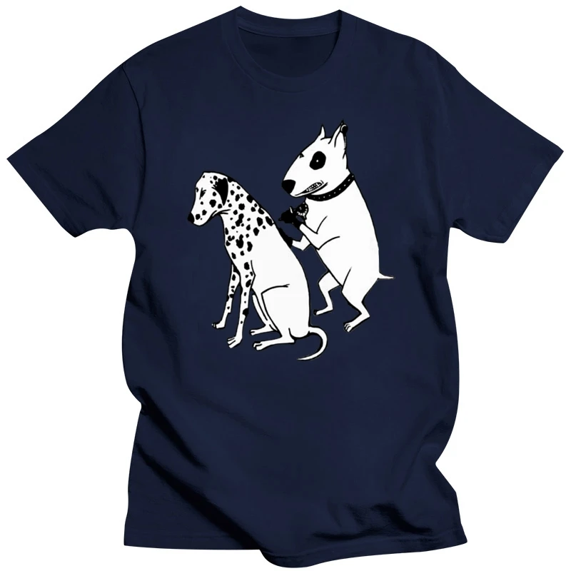 Dalmatian Dog , Tattoo Funny Bull Terrier T Shirt Streetwear Funny Print Clothing Hip-tope Mans T-shirt Tops Tees