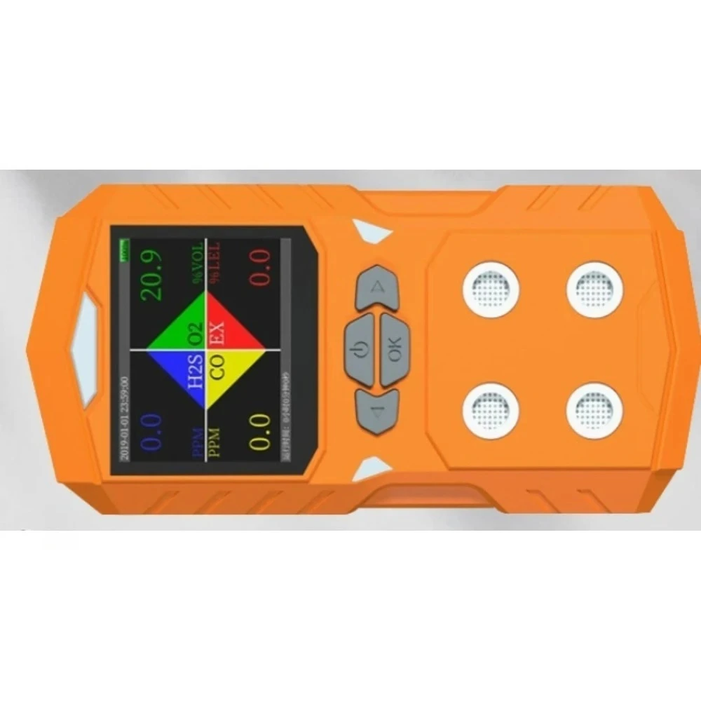 Picture 3: Four-in-one Portable Multi Gas Detector CO H2S O2 Combustible Gas High Precision Sensor Lithium Battery