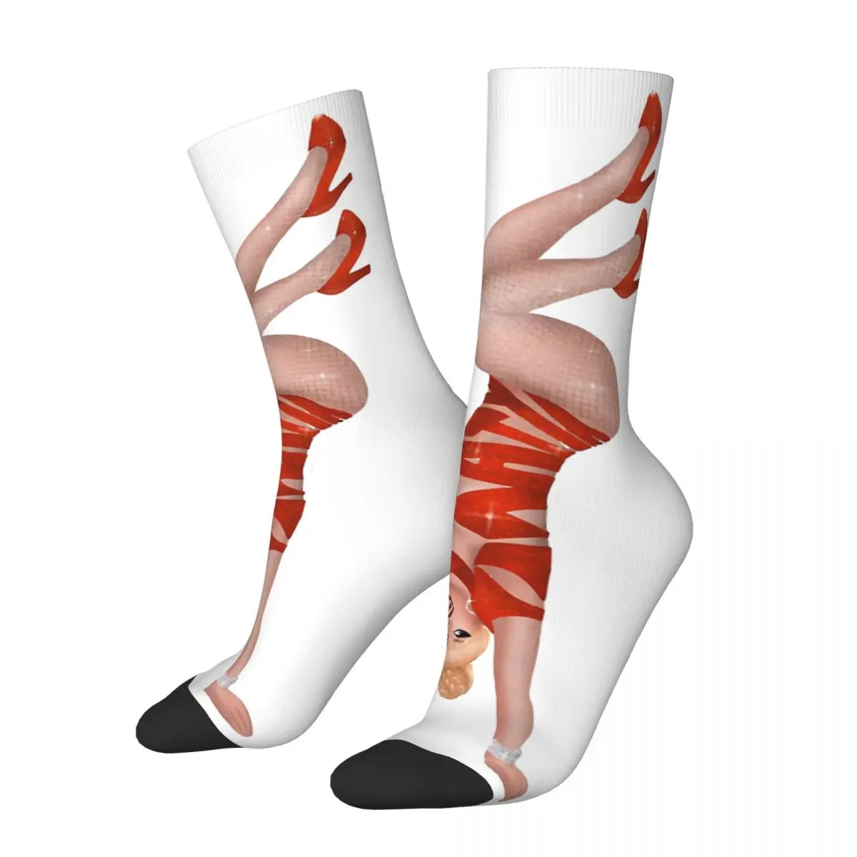 Hip Hop Retro Katya RuPaul s Drag Race Crazy Men compression Socks Unisex RuPaul Drag Race USA Street Style Seamless Crew Sock