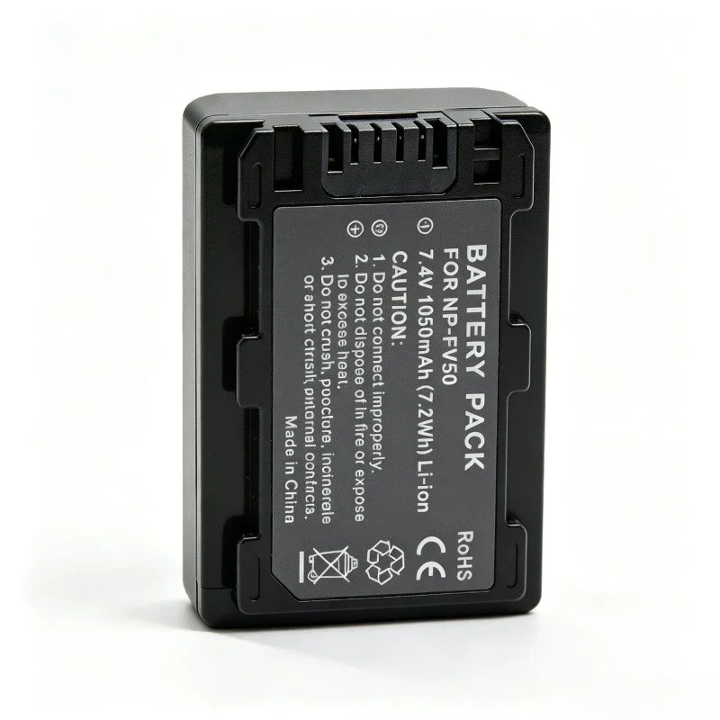 [NEW]  NP-FV50 Battery for Sony HDR-CX700E CX220E CX450 CX680 Compatible with FV70 FV100 Rechargeable Li-ion Camera Battery Pack