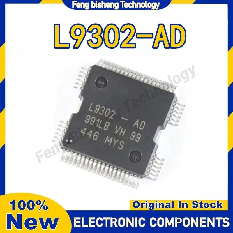 New Originl L9302-AD L9302AD L9302 LQFP64 9302 Automotive IC Mobil Chip Mobil IC Otomotif Chip Jaminan Kualitas