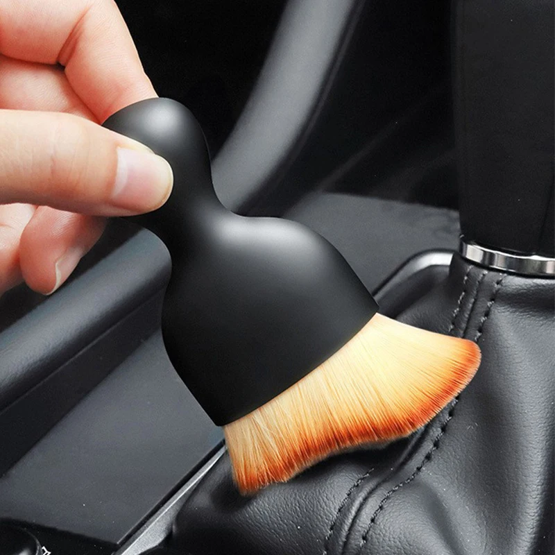 Car Interior Cleaning Tool Dashboard Air Outlet Soft Brush Auto Home Office Crevice Dust Removal Artifact Brush