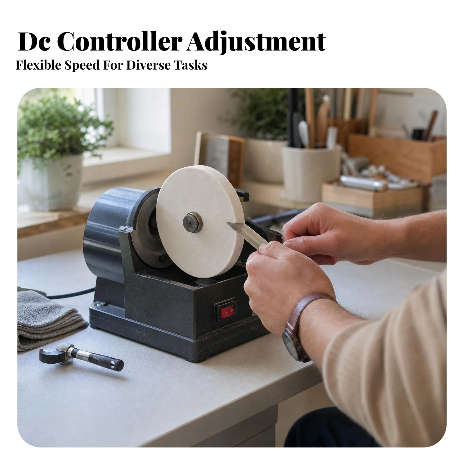 Round Grinding Wheel Wide Compatibility Flat Grinding Disc Power Tool Accessory Heavy-Duty