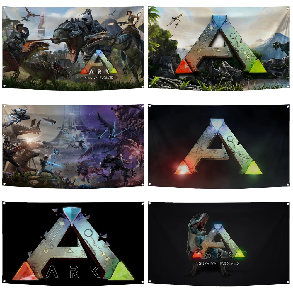 ARKs Survival Evolveds – bannière de jeu imprimée en polyester, tapisserie pour décoration