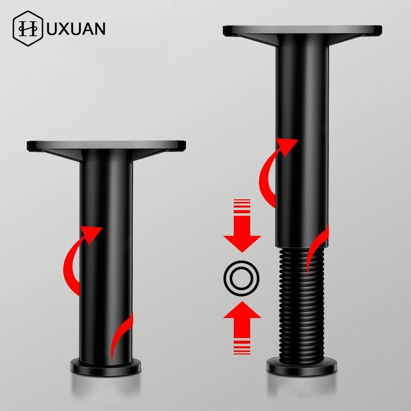 Beam Support Foot Telescopic Adjustable Bed Strengthened Plastic Furniture Feet Sofa Feet Bed Bottom Load-bearing Bracket