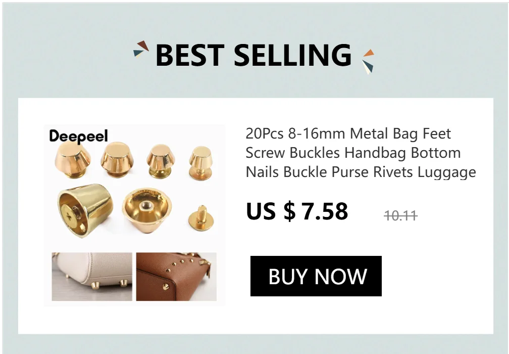20Pcs 10-60mm Metal Strap Buckle for Sewing Pants Suspender Belt Zipper Tail Clip Webbing End Clasp DIY Hardware Accessories