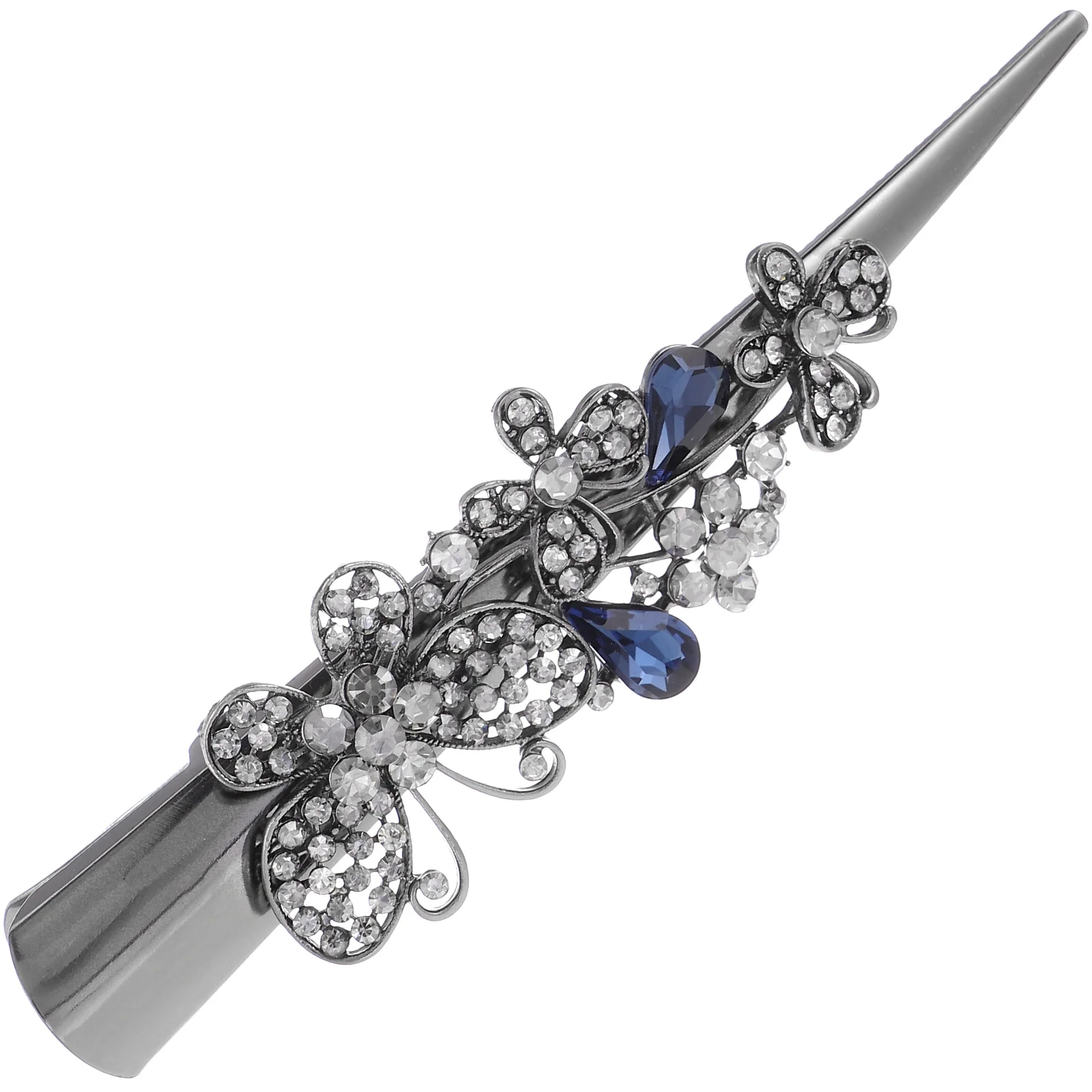 

Large Rhinestone Large Clip Vintage Purple Women Clips Easy Use Hair Accessories For Women Light Weight Hair Accessories