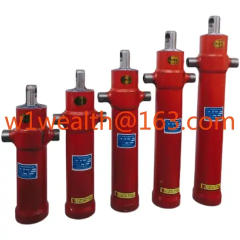 3륜 덤프 트럭 유압 상단 유압 실린더 다중 섹션 리프팅 트럭 농업용 덤프 트럭 텔레스코픽 오일 상단