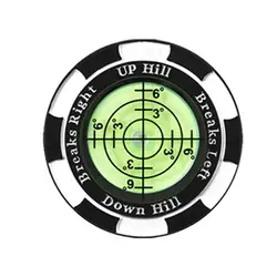 Golf Ball Marker with High Precision Putting Green Reader Plastic Golf Marker Clip Green Reading Training Aid 골프용품