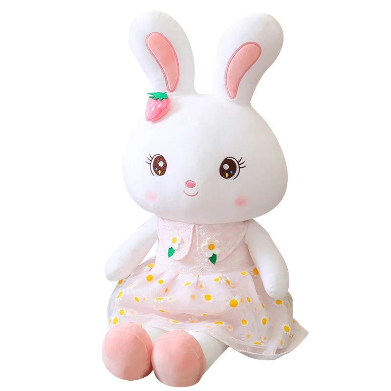 Hot Lovely Skirt Rabbit Plush Toy Soft Stuffed Animal Kids Bunny Sleeping Cute Cartoon Dolls Children Birthday Gift