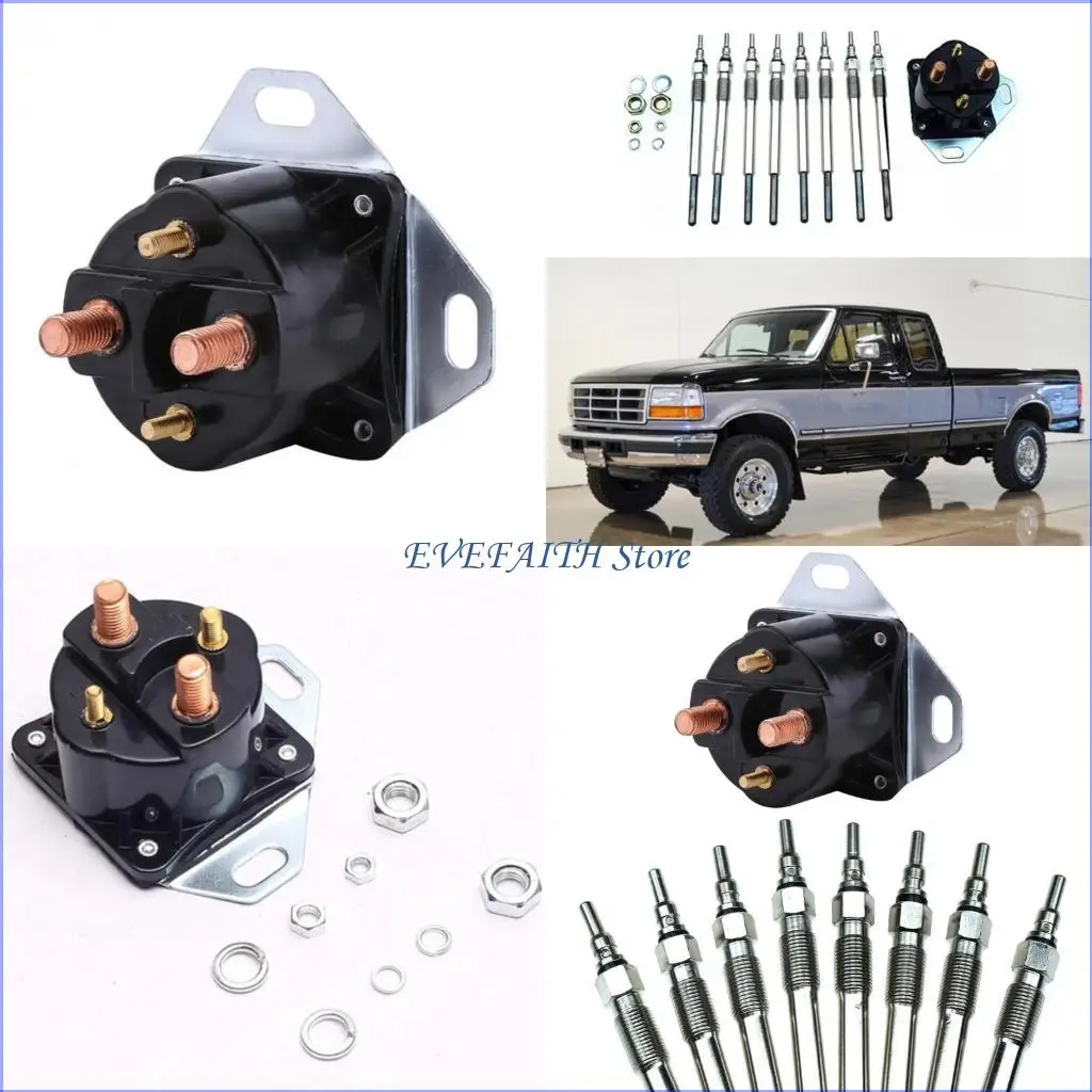 

124B Glow Plug Relays Solenoid Switch for F-250 F-350 F-590 1825931C2