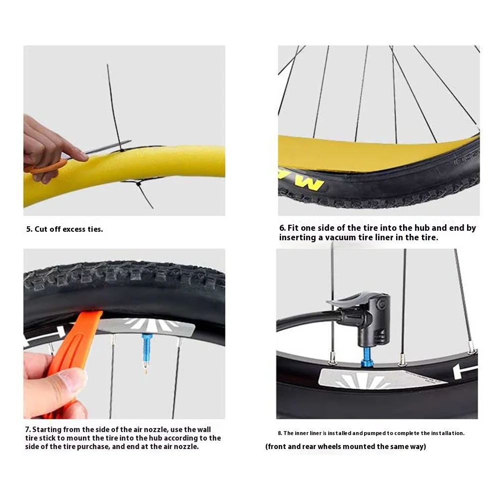 Bicycle Tire Inserts Tubeless Tire Protector Prevent Injury Bike Puncture Proof Protector Liner Outdoor Cycling Parts Accesserie view 5