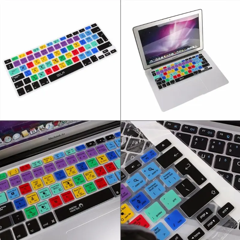 الإصدار الأوروبي لبرنامج for Photoshop، اختصارات المفاتيح السريعة الوظيفية، مفاتيح الاختصار، غطاء لوحة المفاتيح، حامي لوحة