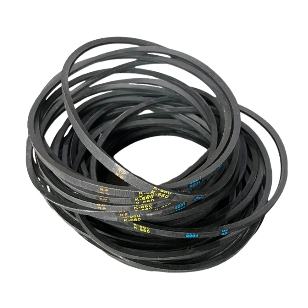 K660 V-Belt Rubber Driving Belt For Drill Machine Industrial Agricultural Equipment Desktop Drilling Machine Drive Wheel Belt