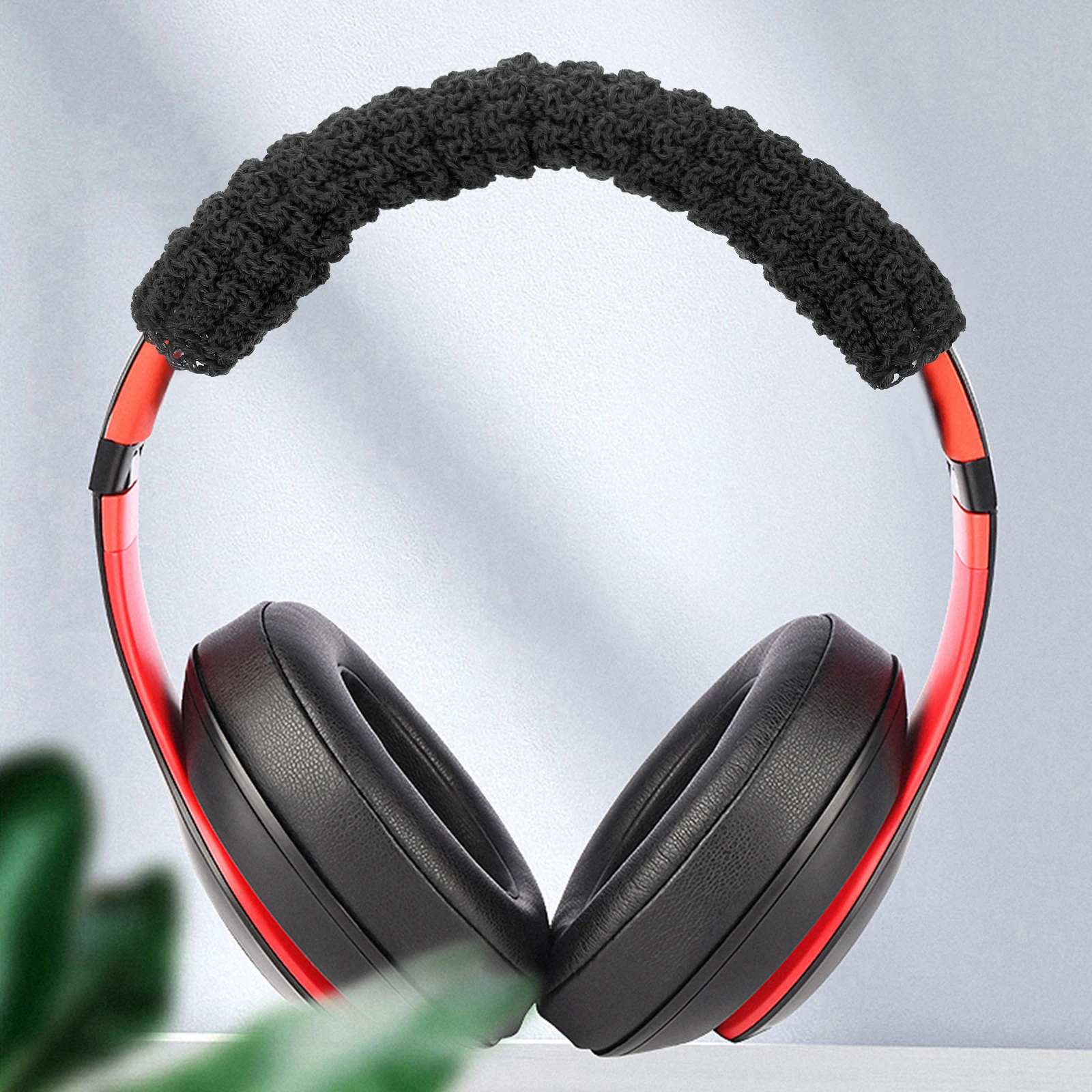 

1pcs Knitted Headphone Protective Cover Woolen Headset Protector For Msr7 M50X Scratch Proof Dust Resistant Earphone Cushion