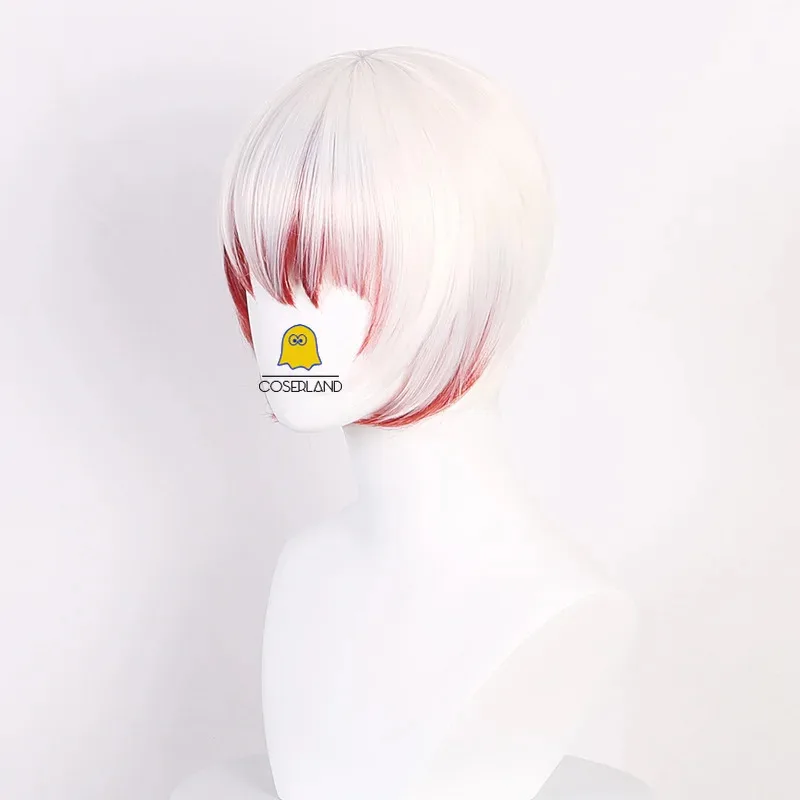 2025 ♥   جديد كوزرلاند أنيمي Saigiku جونو شعر مستعار تأثيري أقراط أحمر أبيض قصير الشعر الصيد الكلاب حفلة الهالوين الرجال النساء الدعامة ☆ ★