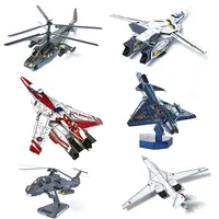 DIY Colorful 3D Metal Puzzle Aircraft VF-1S Model The RAH-66 Aircraft Gift Toys for Adults Metal Earth Educational Toys for14+