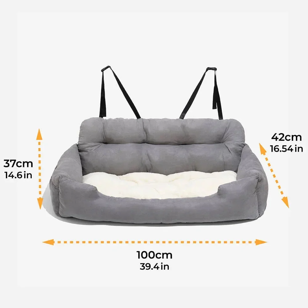 Travel Bolster Safety Large Dog Car Seat Bed for Cat Dog Beds Pet Carrier Bag Pet Backseat Cover Pet Seat Design Dog Products