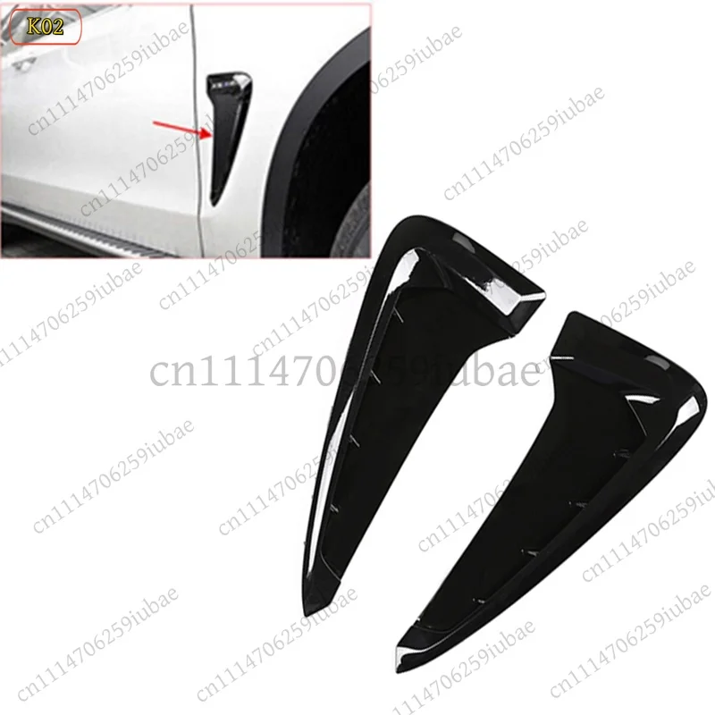 BK_Car Side Wing Fender Grille Intake Vent Trim For X5 F15 2014‑2018 Decoration Replacement Accessories