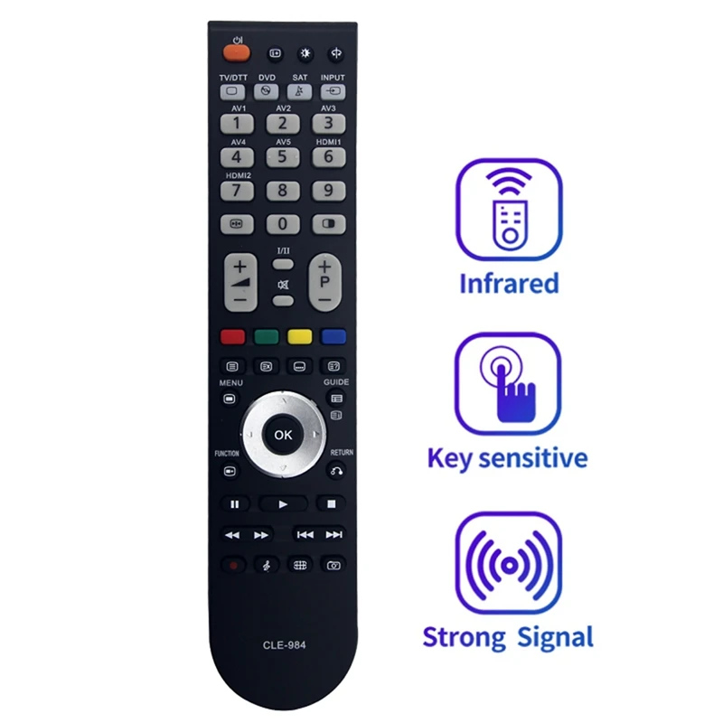 Новый пульт дистанционного управления CLE-984 для телевизора Hitachi HL02567 LE42S605 LE46S605 HL02567 LE42H508 LE46H508 LE40K507 LE42S606 LE42T516