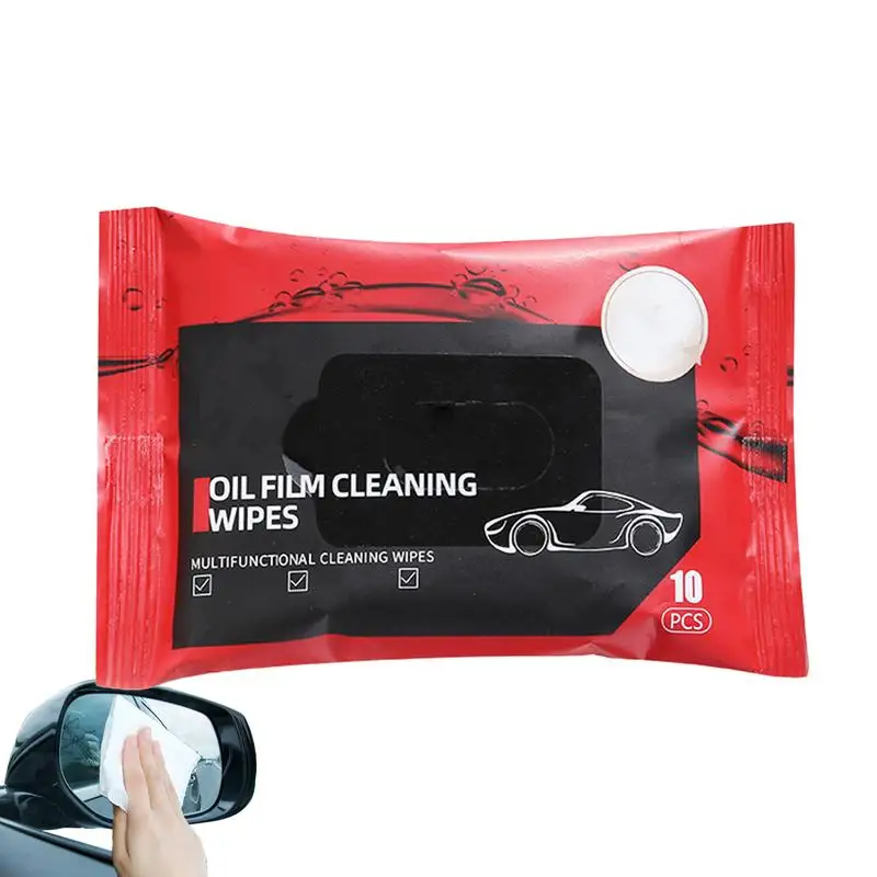 Car Oil Film Removing Wipes Anti-rain Oil Stain Cleaner Wipes Glasses Glass Anti-fog Wet Towel Front Windshield Cleaning Wipes