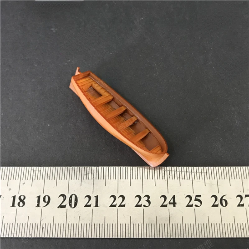 Lifeboat Model Kit Mini Sailboat Assembly Model Accessories 3D Printed Hull 96A Finished Dinghy