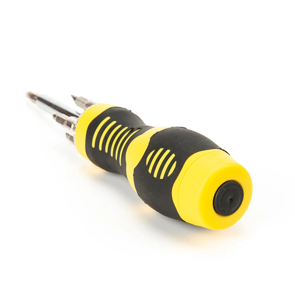 5 in 1 LED Light Up Screwdriver Set Cross Flat Bit Multifunction High Strength For Daily Work Flashlight Screwdriver Tool