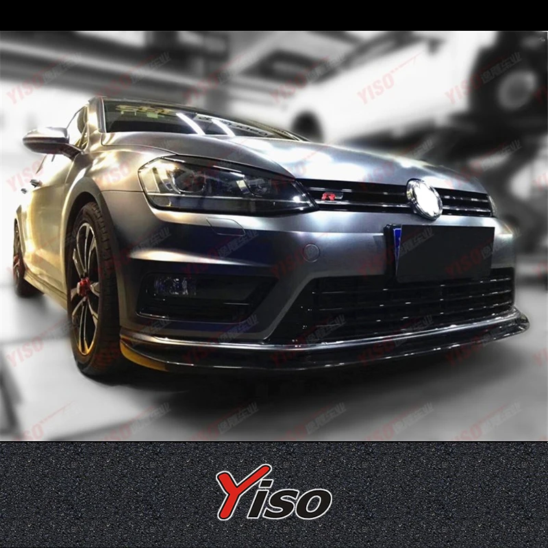 مناسبة لـ GOLF 7 R GTI Rline سبويلر أمامي معدل للتدوير GOLF 7 R Rline ألياف الكربون Reife طقم هوائي للشفاه الأمامية