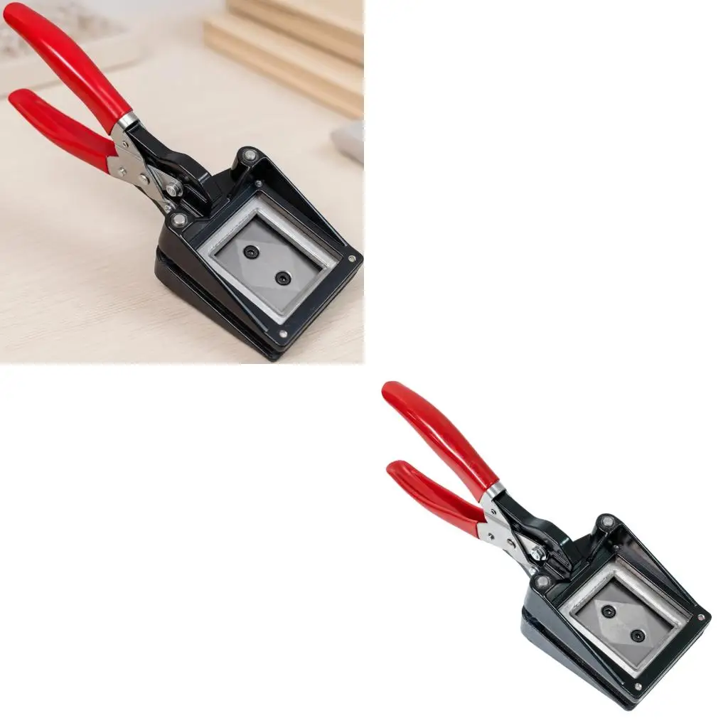Handheld Passports Photo Cutter Manual Metal Die Cutter Machine for Identity Card and License Photos Picture Trimmer
