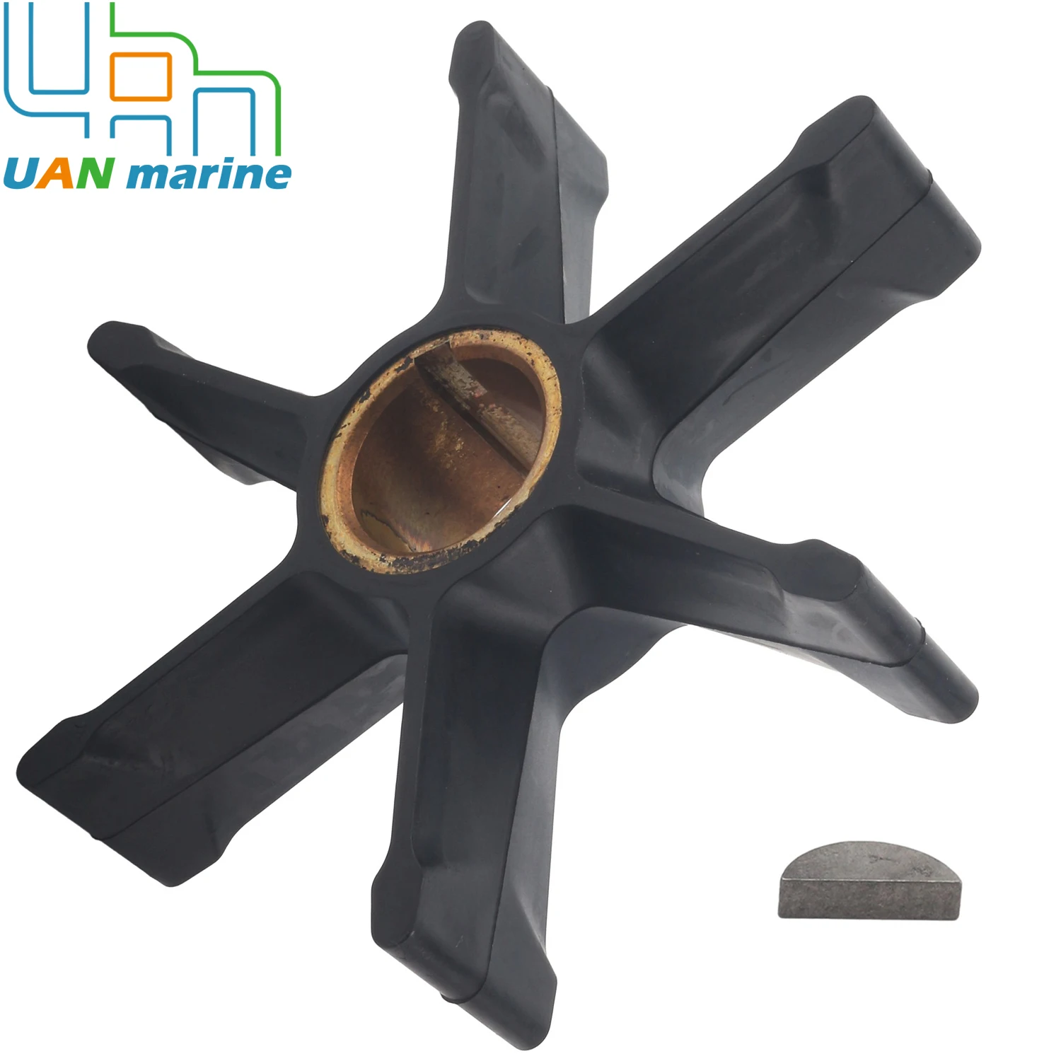 

379475 777130 777826 Подходит для Evinrude Johns OMC Cobra 100, 110, 120, 150, 225 250 350HP-454HP, крыльчатка подвесного водяного насоса с ключом