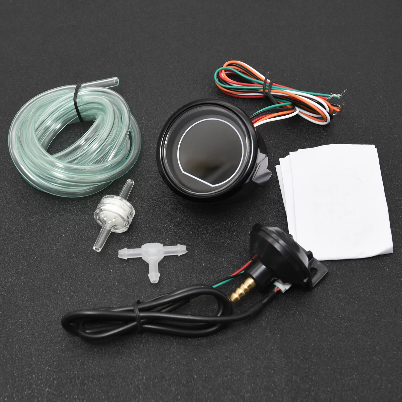 2 ''52mm Car Digital Turbo Boost Gauge -30 ~ 35PSI Meter con sensore Turbo Boost Meter Turbo Boost Gauge per auto a benzina 12V