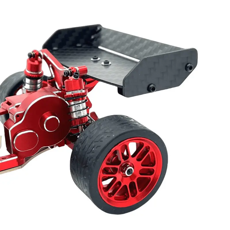 WLtoys LOSI Micro B Aluminum Anti Oxidation Wheels TPE Tire for 1/24 244016 RC Racing Car Lightweight Improved Handling Upgrade