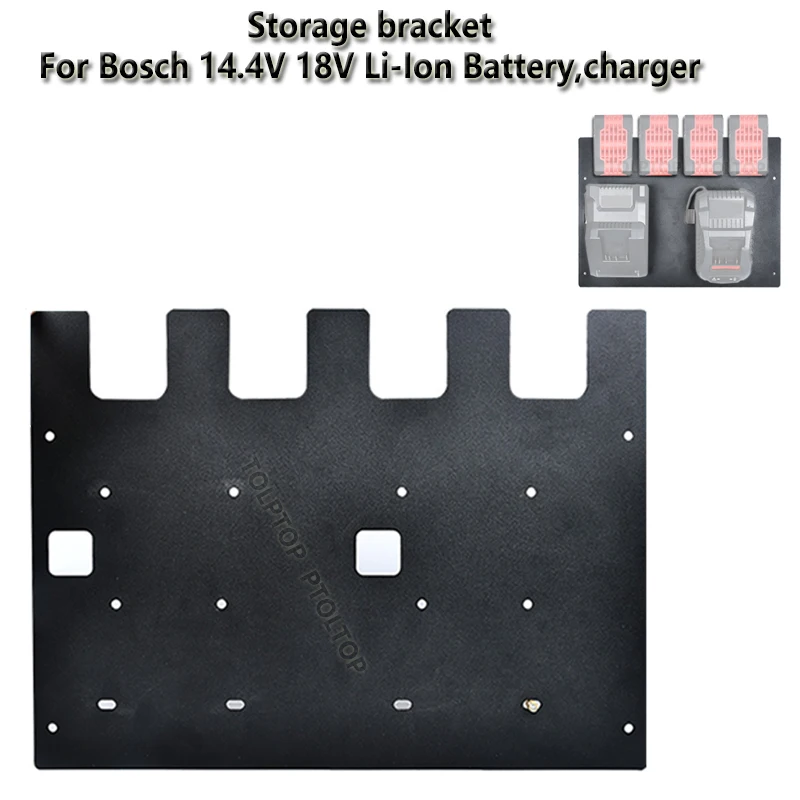 HOT Portable bracket Adapted for Bosch 14.4/18Vbattery wall mounted AL1860CV AL1814CV charger storage rack for garages,at work