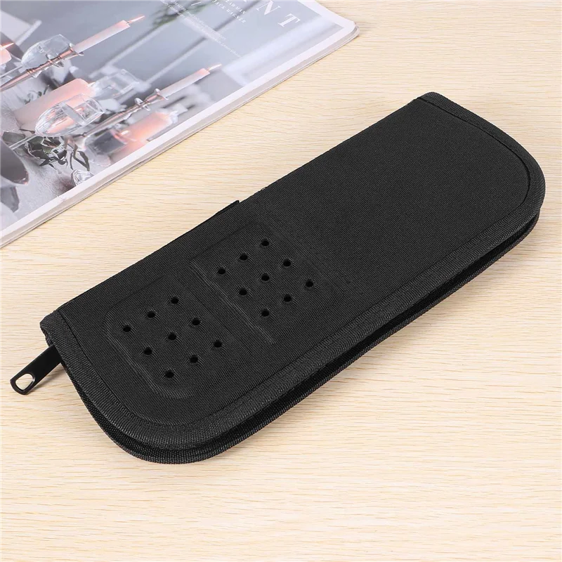 BVBV 29Cm Artist Paint Brush Holder Zippered Brush Case for Oil Acrylic Watercolor Brush Breathable Painting Kit