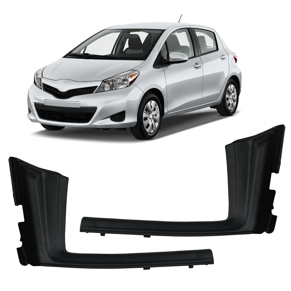 Wiper Cowl Trim Cover Panel Side Fender Hood End Caps For 2012-2014 TOYOTA Yaris