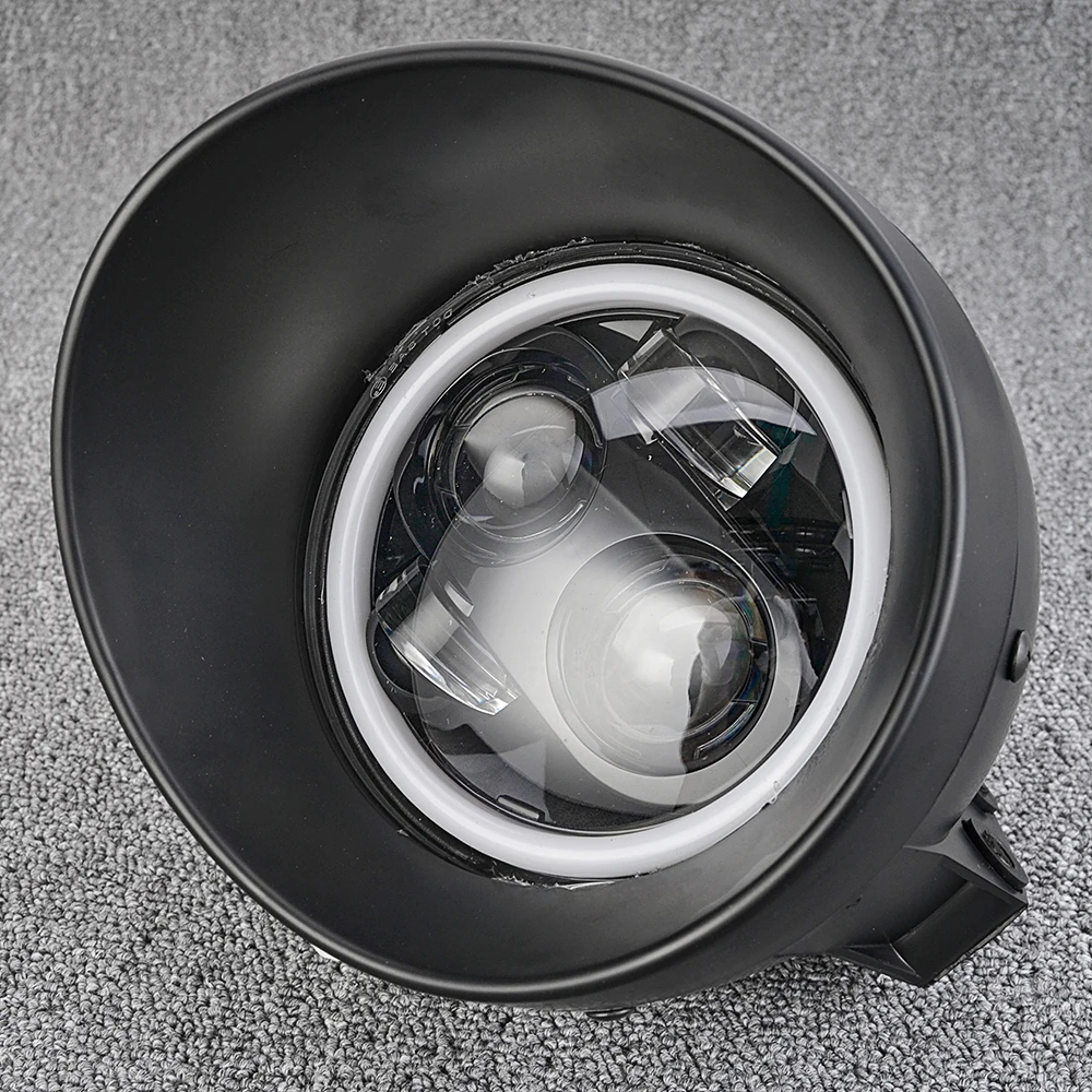 Motorcycle Headlight LED 5.75 inch Motorcycle lighting system for Harley Sportster Dyna Honda Suzuki Kawasaki Bobbers Custom - Image 4