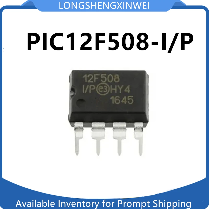 1PCS PIC12F508-I/P PIC12F508 Direct Insert DIP-8 MCU New Original
