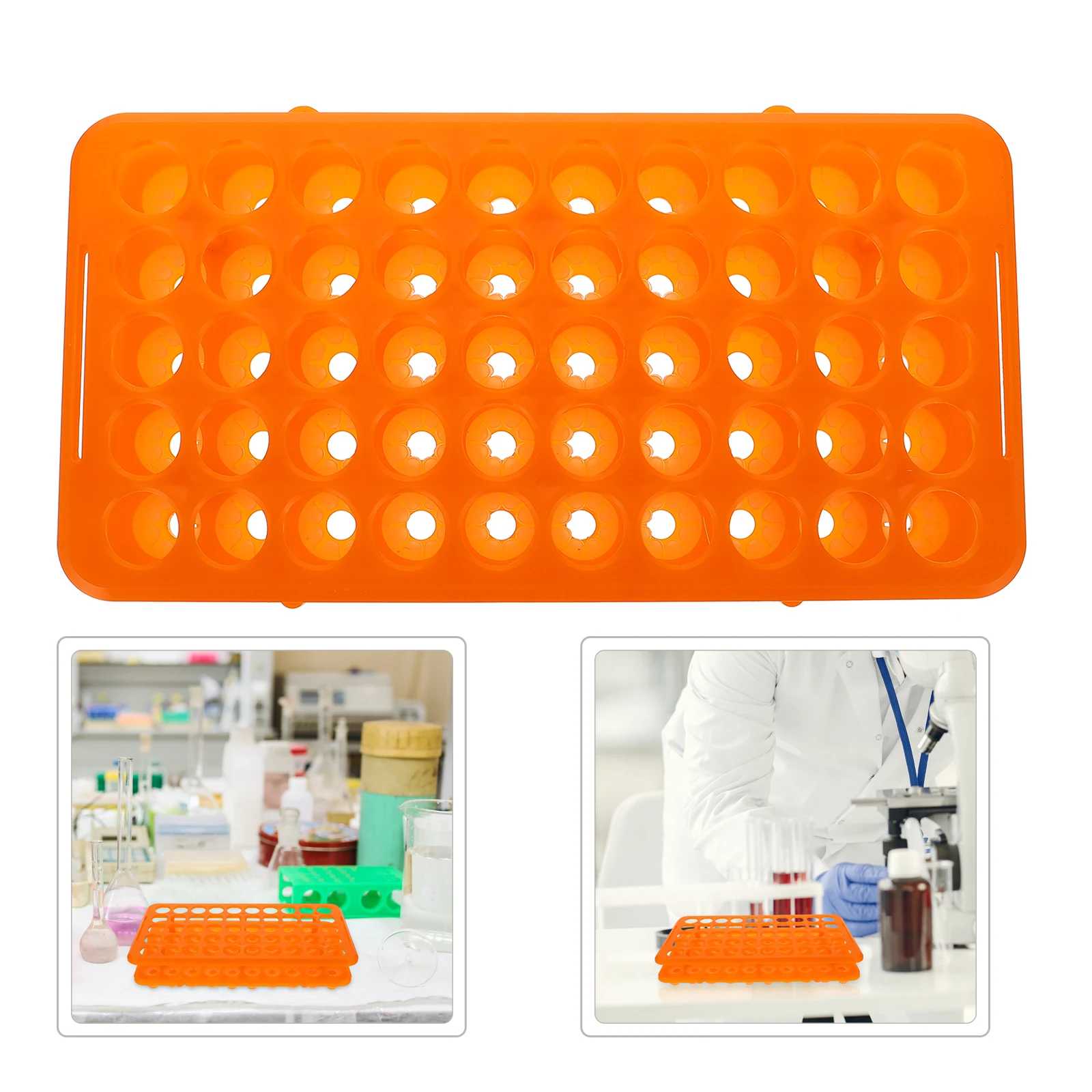 

Multipurpose Test Tube Rack Lightweight Pp Material Tube Holder For Hospital Lab Storage Organization